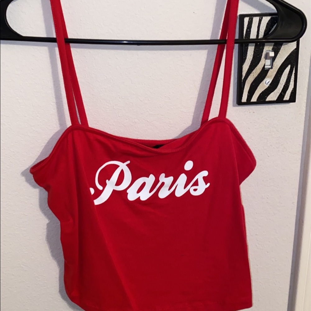 Paris tank top